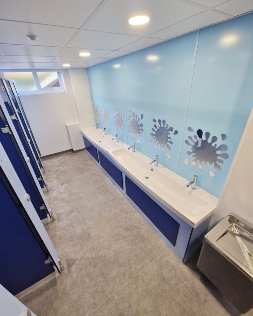 image of the new boys toilets