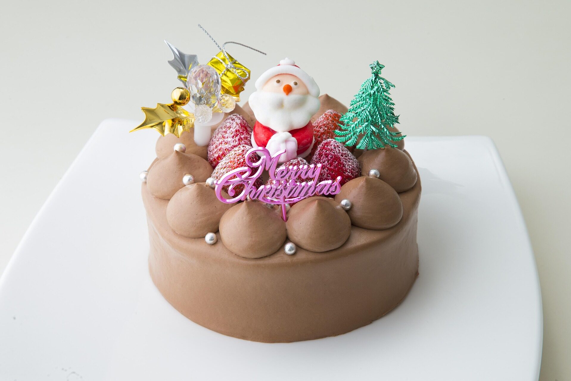a home baked Christmas cake